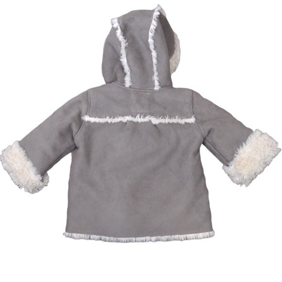 Baby GAP 18-24 Months Faux Suede 2-Button Sherpa Lined Jacket/Coat - Picture 7 of 9